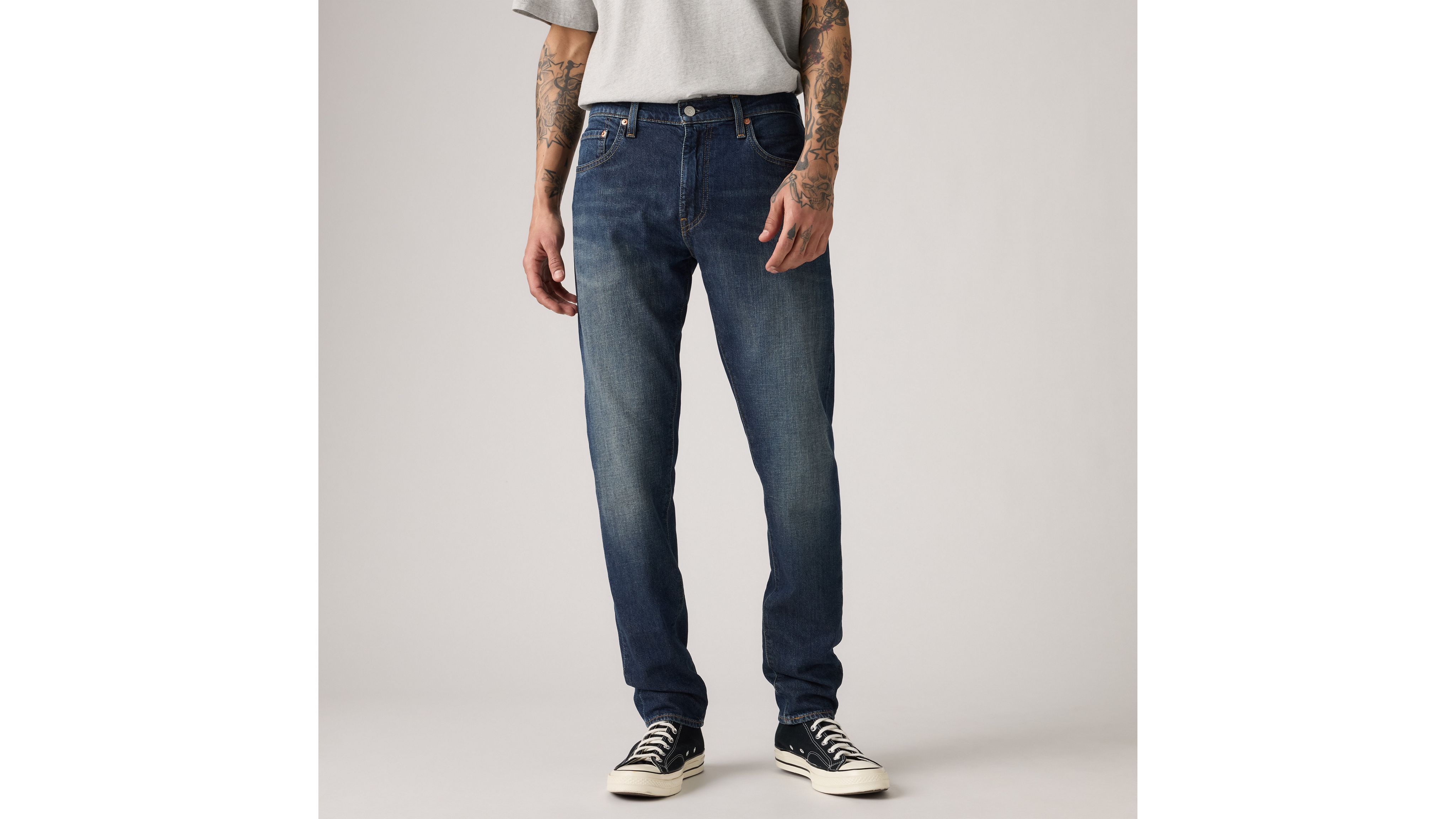 512 Узкие зауженные мужские джинсы Levi's, Breaking News - Dark Wash — фото 2