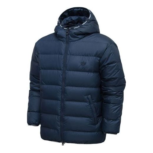 

Пуховик adidas originals Windproof Stay Warm Sports Down Jacket Navy Blue, синий