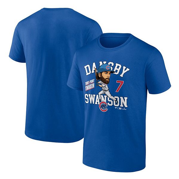 

Футболка men's fanatics dansby swanson royal chicago cubs hometown caricature Fanatics Brands - White Label