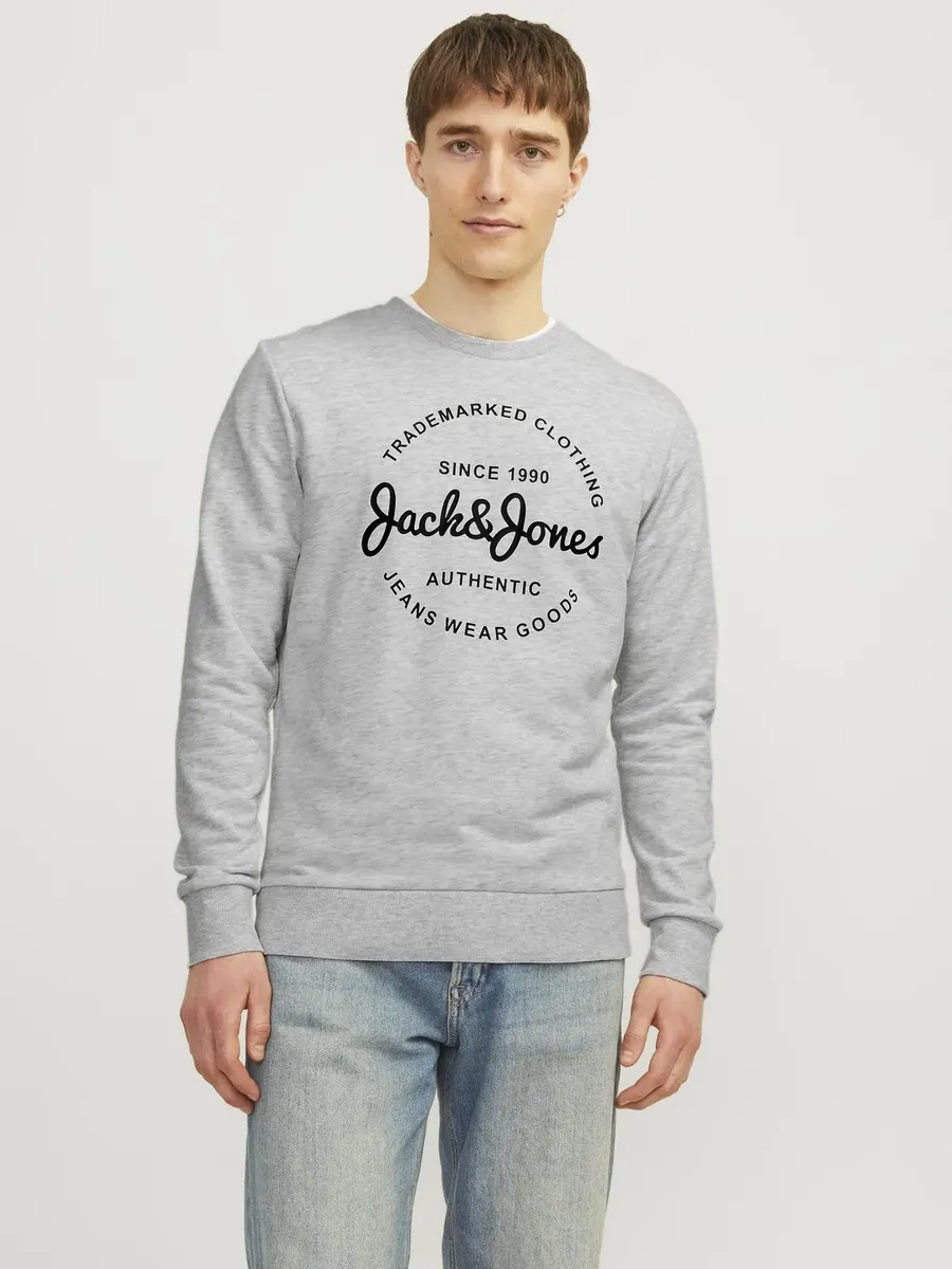 

Толстовка Jack & Jones "JJFOREST SWEAT CREW NECK", белый