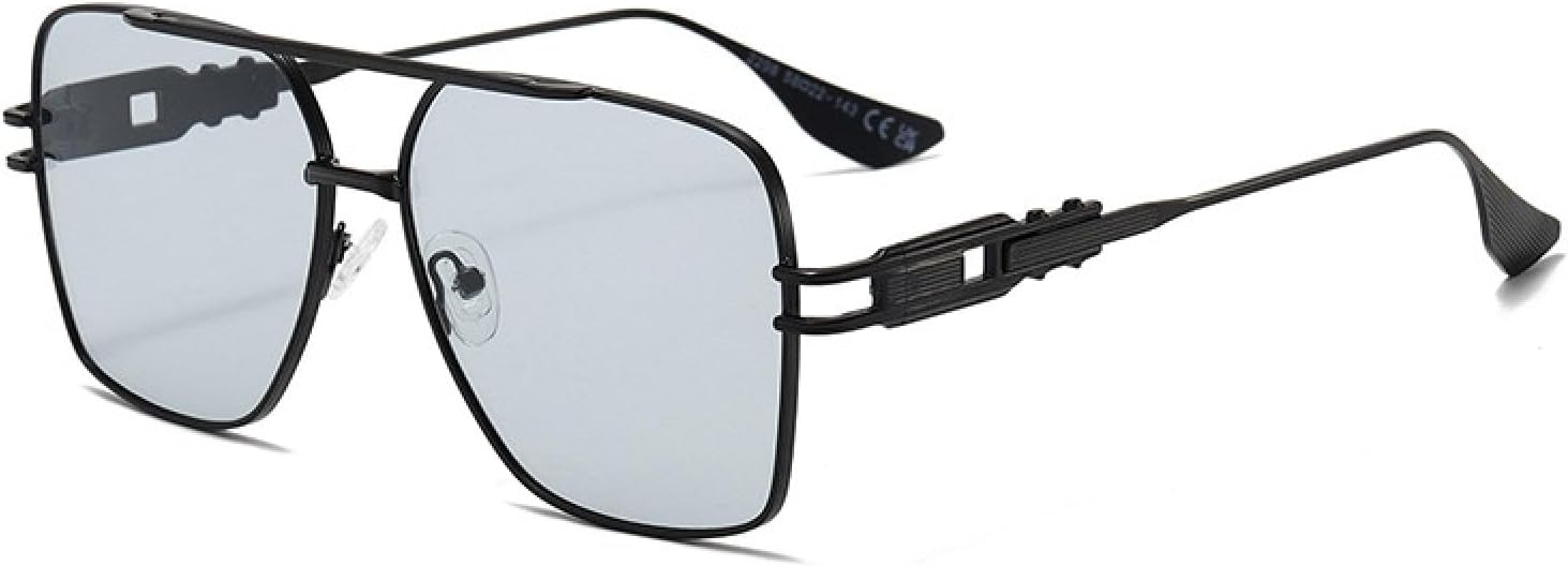 

Винтажные солнцезащитные очки большого размера для мужчин и женщин, модные, классическая металлическая оправа, летние, для путешествий и отдыха на природе, ретро, ​​защита от УФ-излучения UV400 TKKTLLT, C3