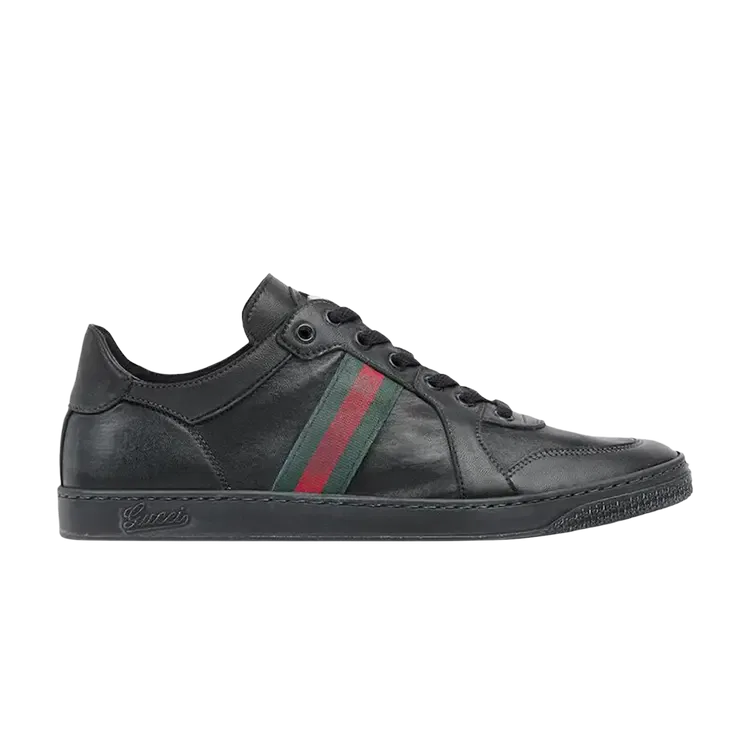Низкие кроссовки Gucci Stretch, черный