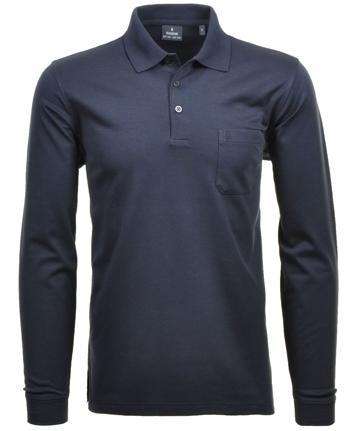 

Поло Ragman Langarm T Shirt, синий