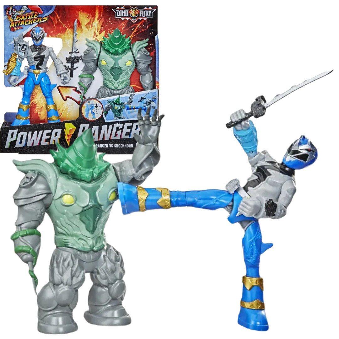 

Фигурки Hasbro Power Rangers Blue Ranger Vs Shockhorn F1603