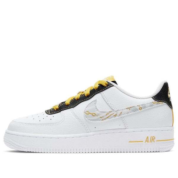 

Кроссовки air force 1 '07 lv8 'gold links zebra print' Nike, белый