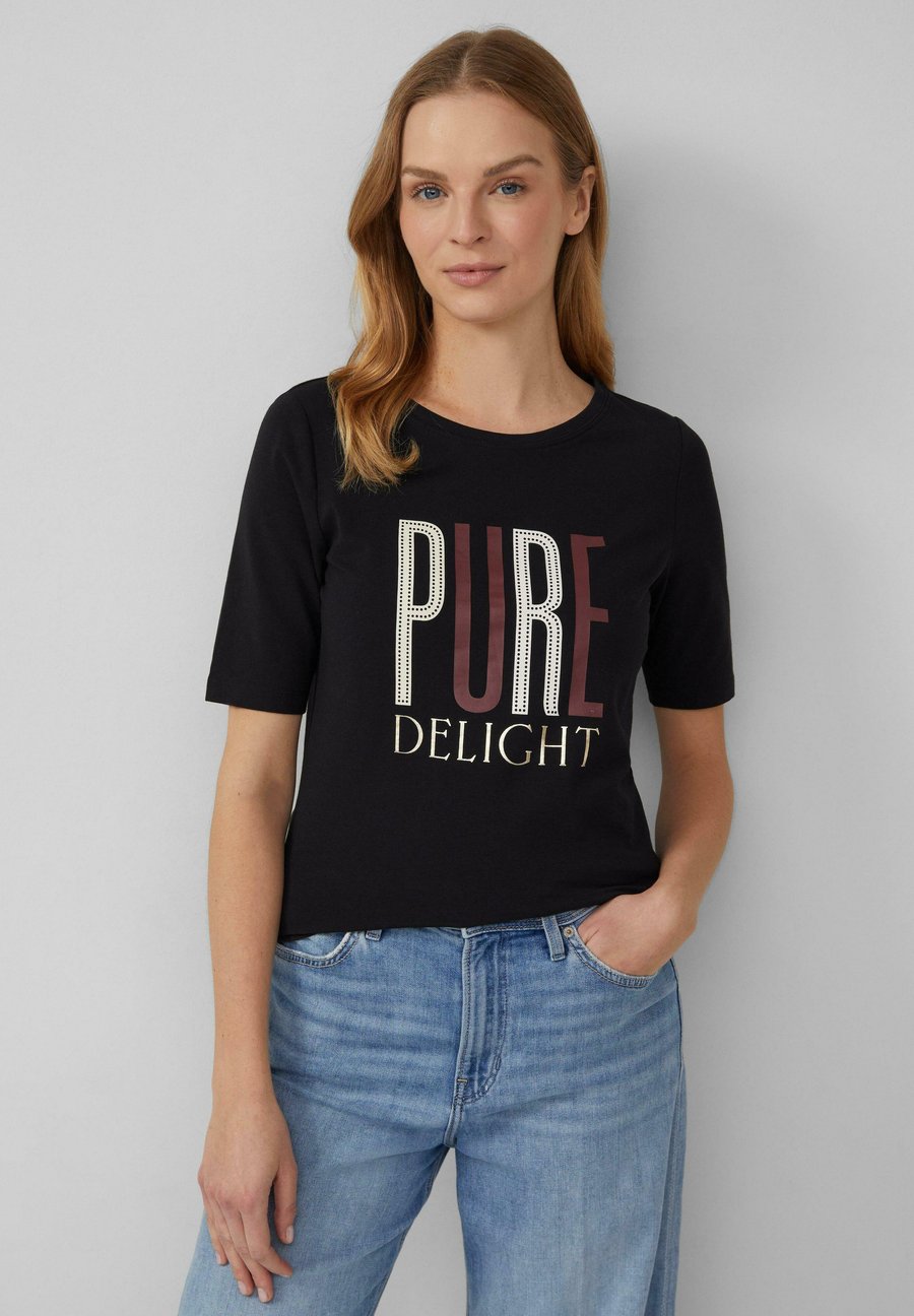 

Футболка s.Oliver Print T-shirt, Schwarz/Black, Черный, Футболка s.Oliver Print T-shirt, Schwarz/Black