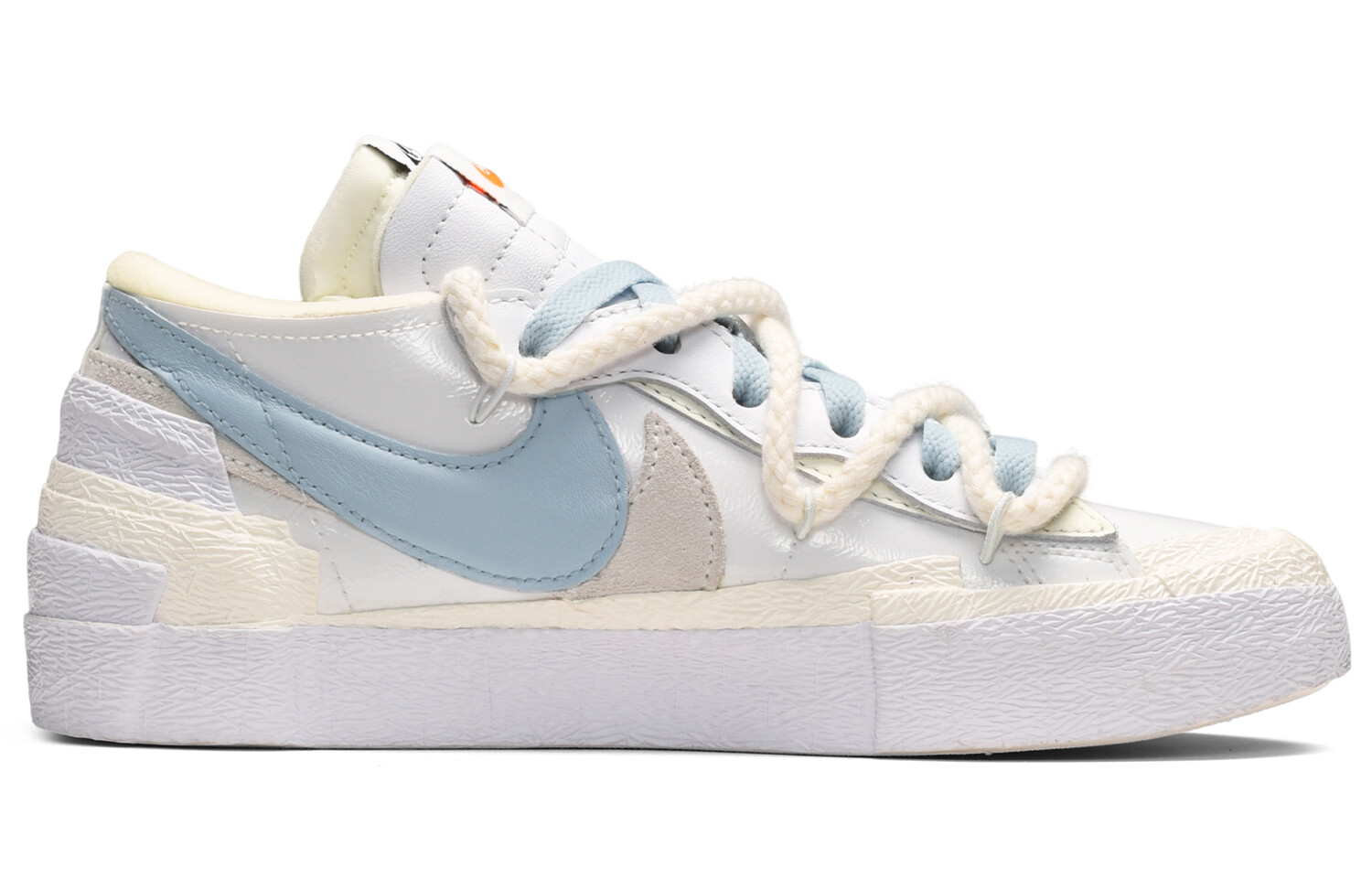 

Кроссовки Sacai X Nike Blazer Skateboard Shoes Unisex Low-Top Blue/White