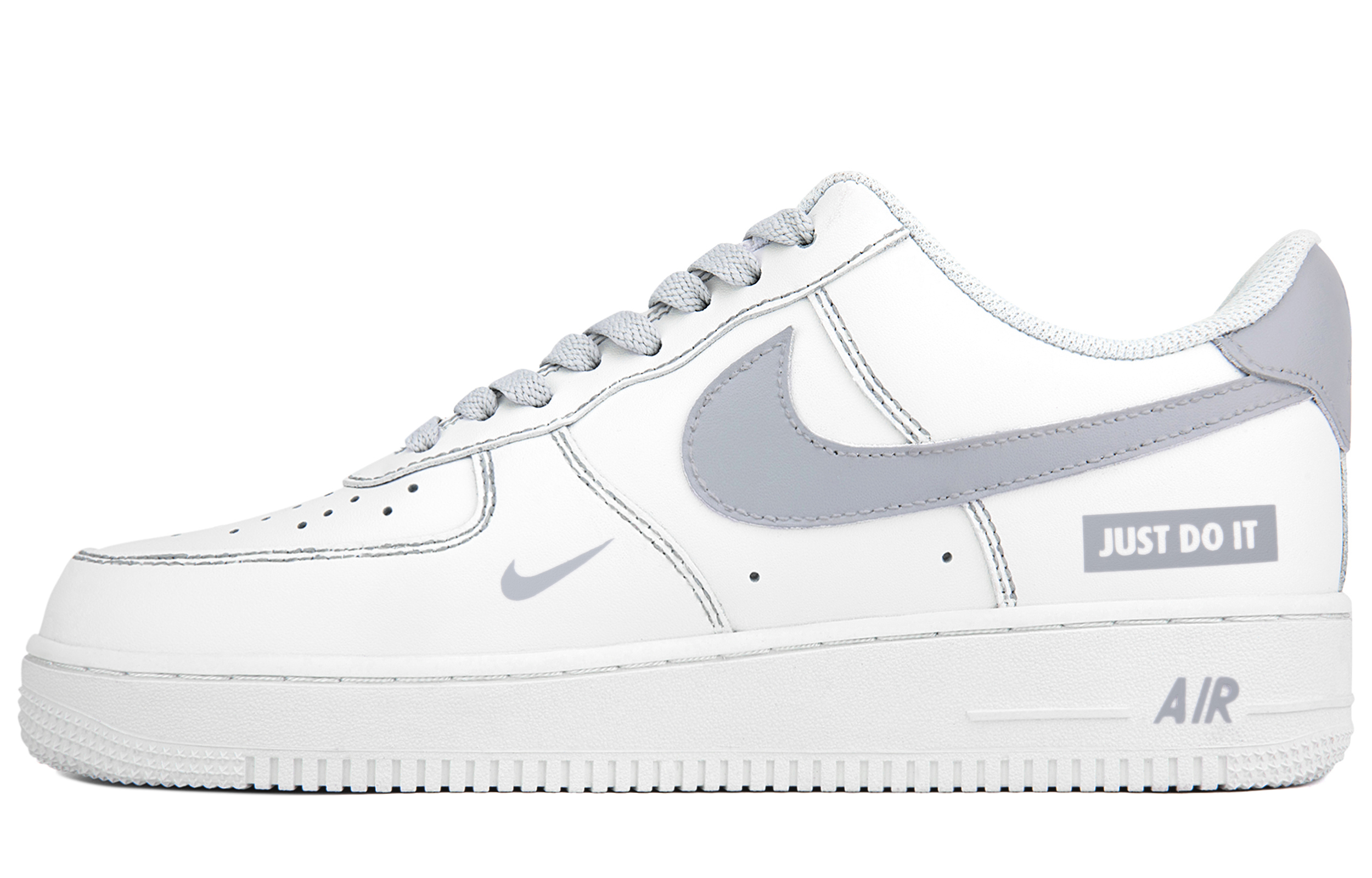 

Кроссовки Air Force 1 для скейтбординга унисекс с низким верхом Nike, цвет Gray White