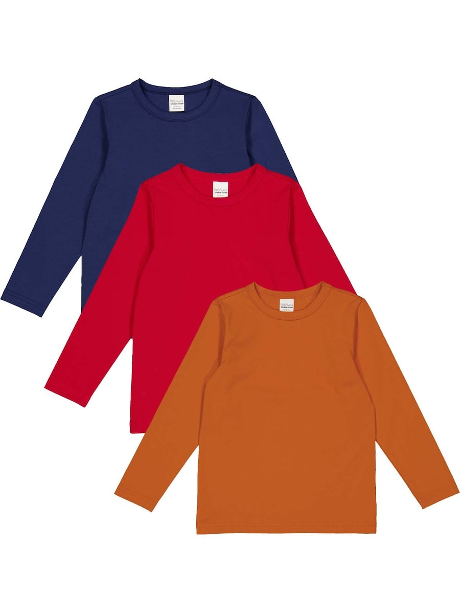 

Рубашка Fred's World by GREEN COTTON Alfa, темно-синий/оранжевый/красный