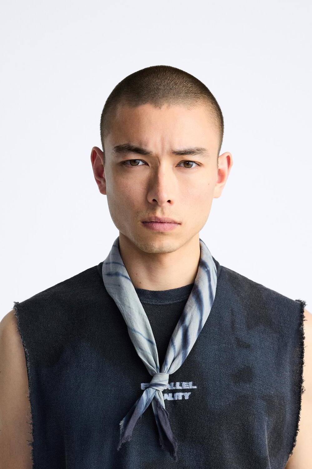 

Бандана Zara Tie-dye Print, синий