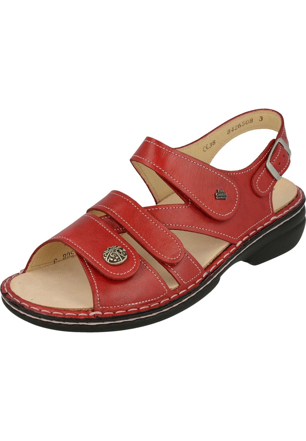 

Сандалии Гомера Finn Comfort, красный