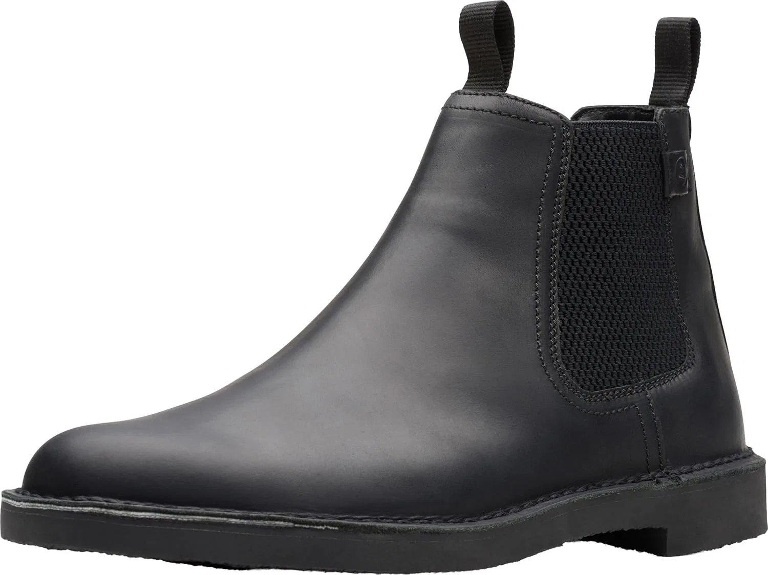 Мужские ботинки Clarks Shepton Easy Chelsea, Black Leather