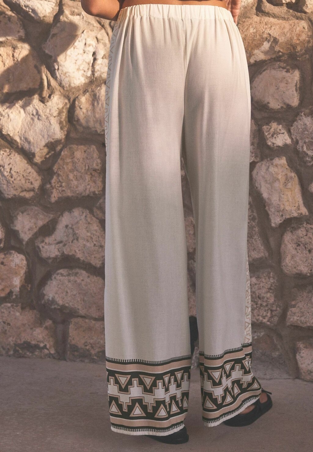 

Тканевые брюки WIDE LEG Next, бежевый
