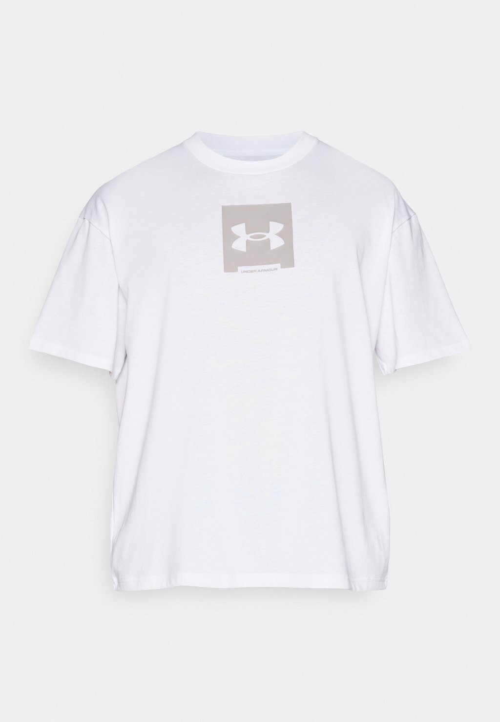 

Принт на футболке BOX Under Armour, белый