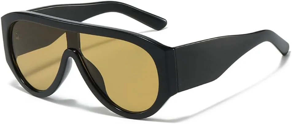 

Женские солнцезащитные очки-моноблок, красные и зеленые, с защитой от УФ-излучения UV400. Мужские солнцезащитные очки с градиентным покрытием FYTUP, Black Tea