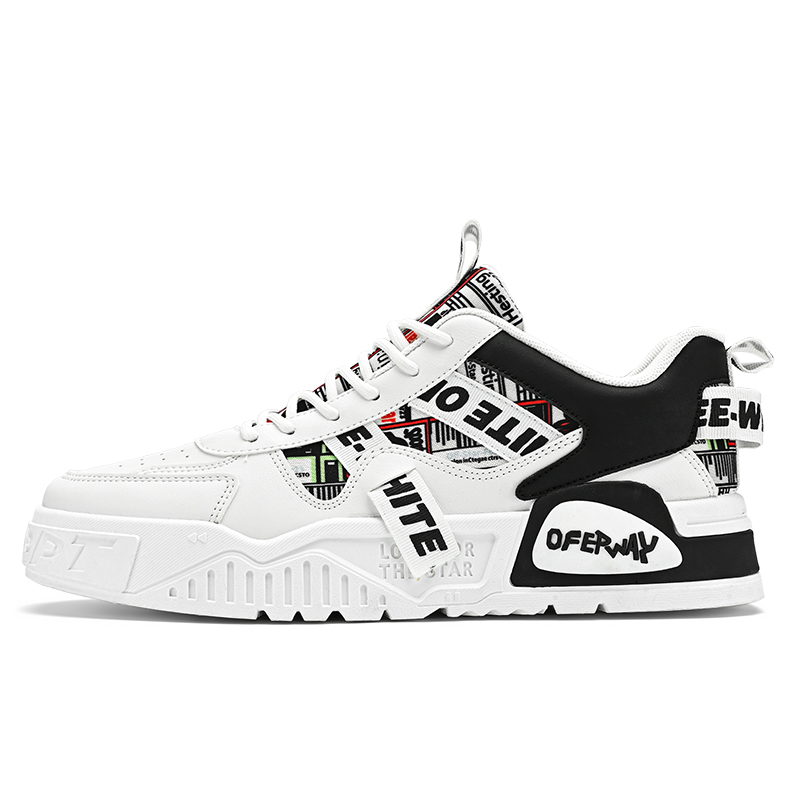 

SIMBA'S PRIDE Водонепроницаемые и дышащие легкие беговые кроссовки мужские - белый черный (низкие), цвет White Black (Low-Top)