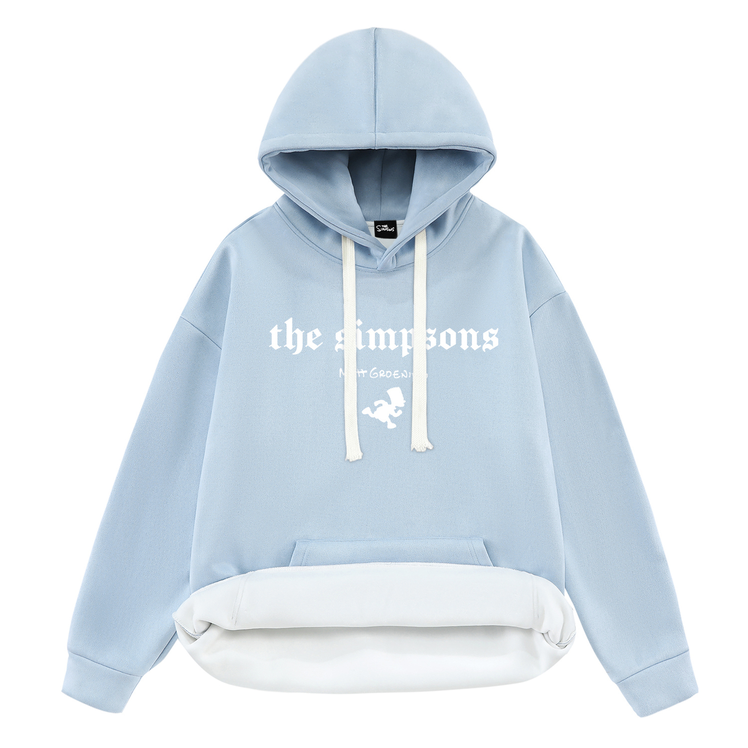 

Свитшот для осени и зимы унисекс The Simpsons, синий