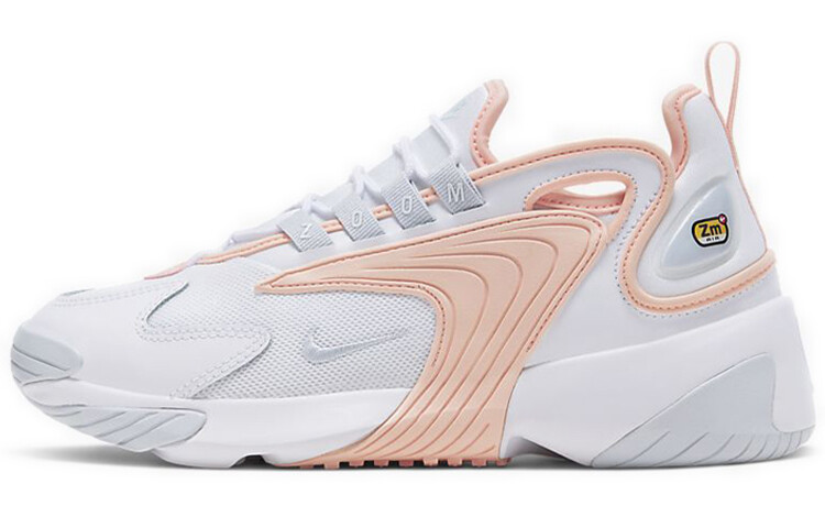 Женские массивные кроссовки Nike Zoom 2K, белый/розовый