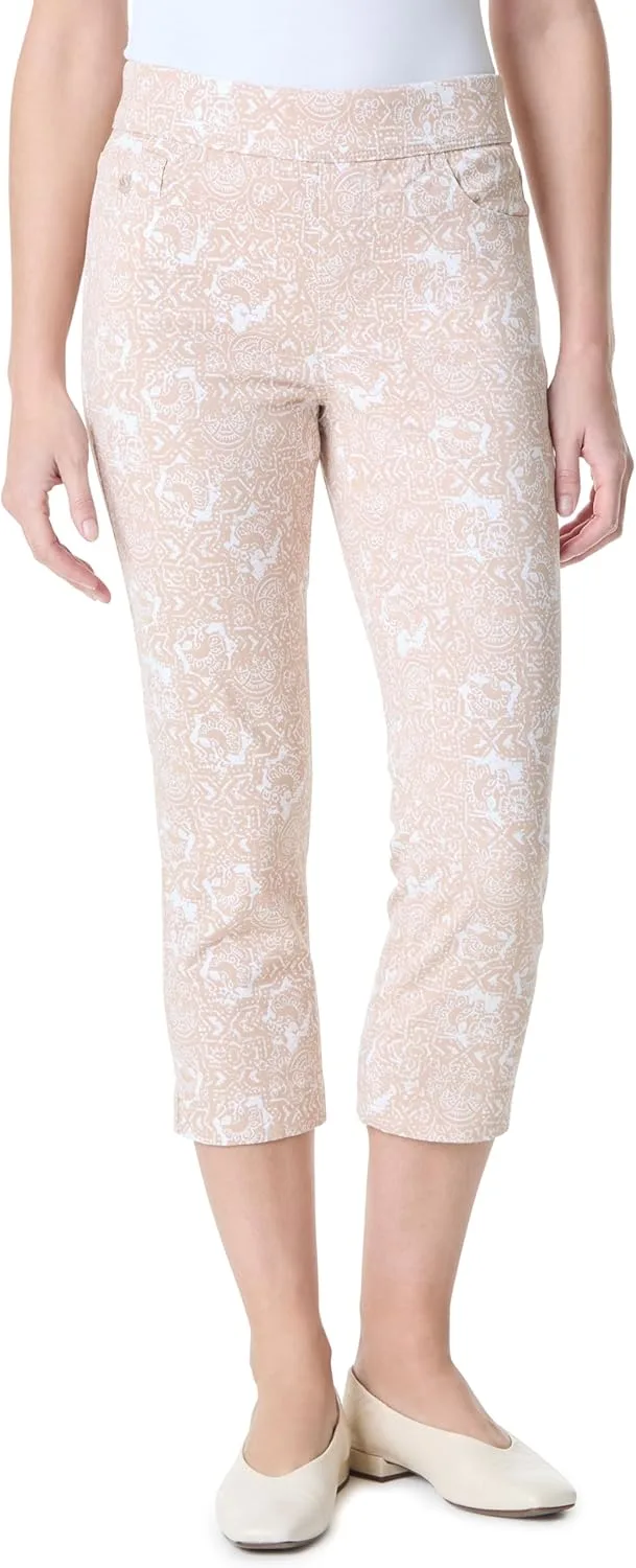 

Gloria Vanderbilt женские брюки капри с эффектом стройности, высокая посадка, прямые штанины