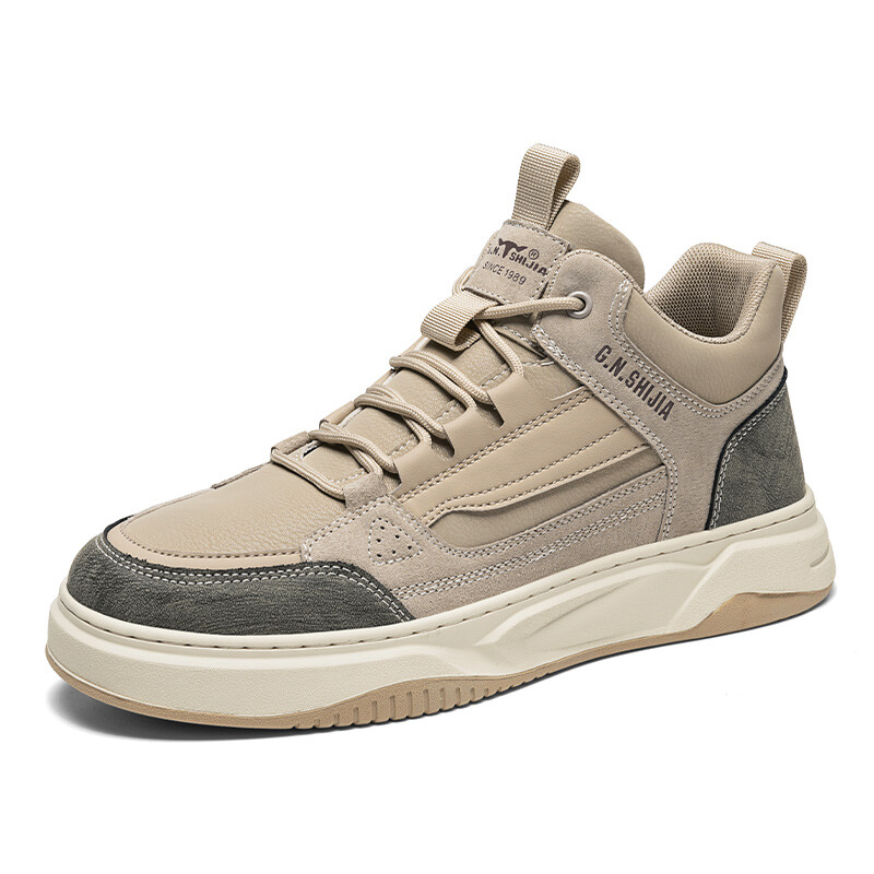 Кроссовки G.N.SHIJIA Skateboarding Shoes Men Low-top, цвет Sand — фото 3
