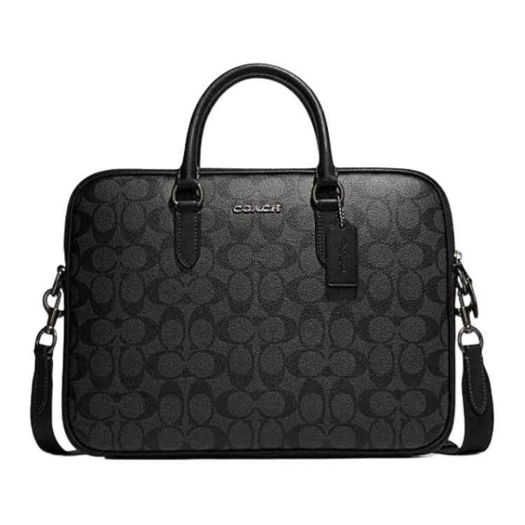 

COACH Портфель, сумка из ПВХ, мужская, черная