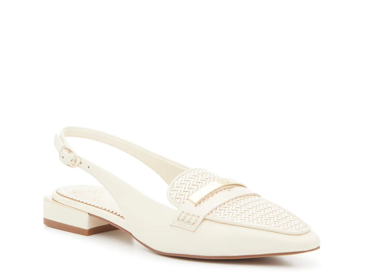 

Лоферы Rylen Slingback Flat Vince Camuto, кремово-белый