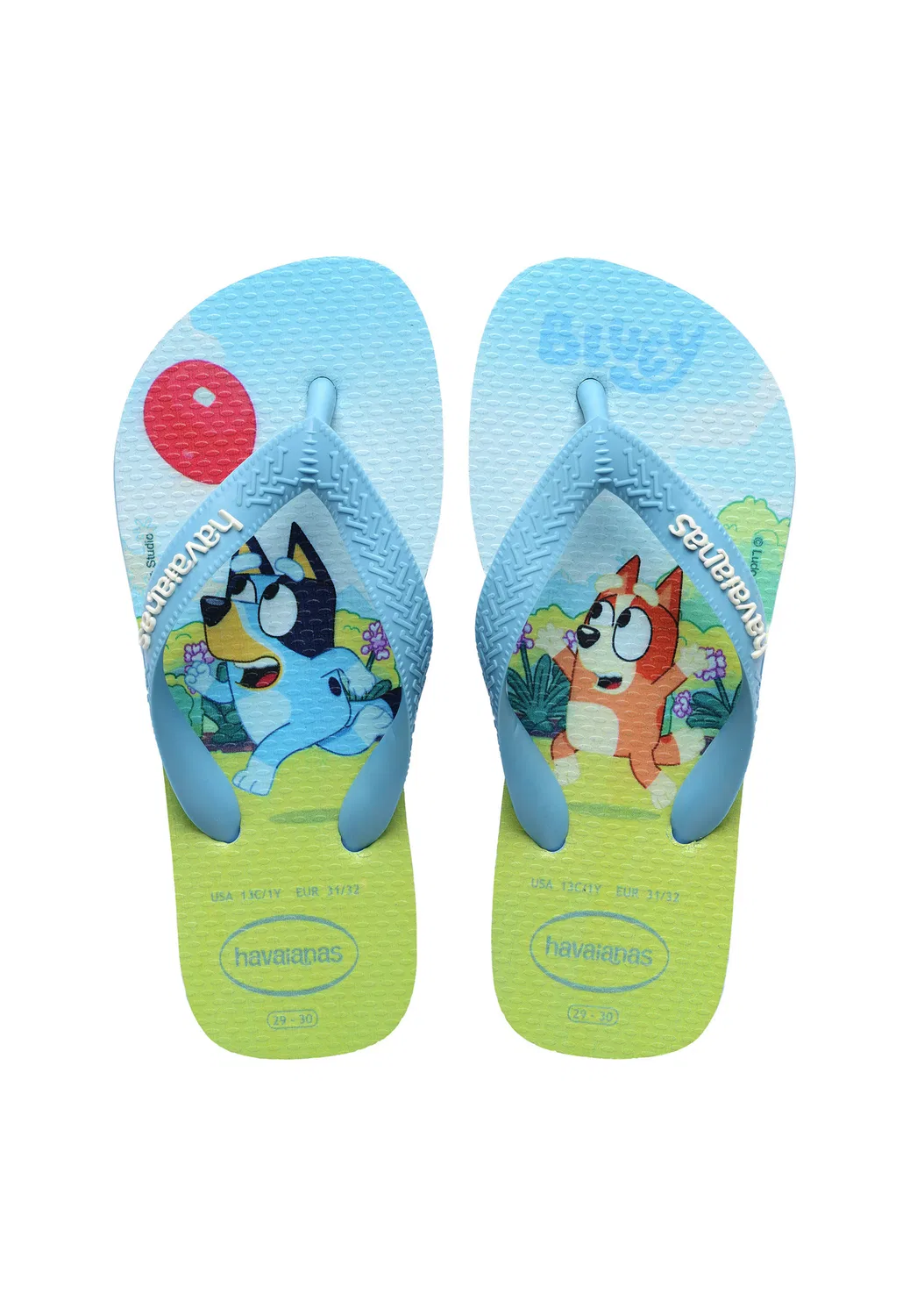 Сандалии Havaianas Bluey светло-голубого цвета — фото 2