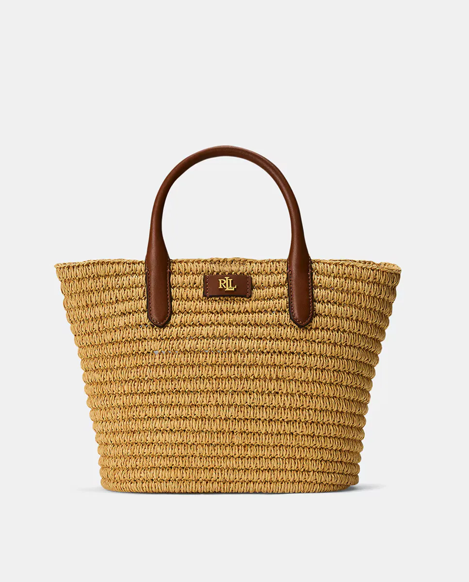 

Женская сумка-тоут из рафии среднего размера Lauren Ralph Lauren, натуральный, Бежевый, Женская сумка-тоут из рафии среднего размера Lauren Ralph Lauren, натуральный