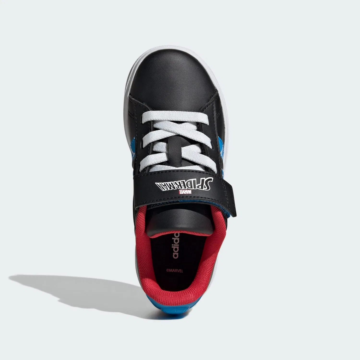 Спортивные кроссовки Adidas Sportswear Marvel Spider-Man Grand Court черного цвета — фото 3
