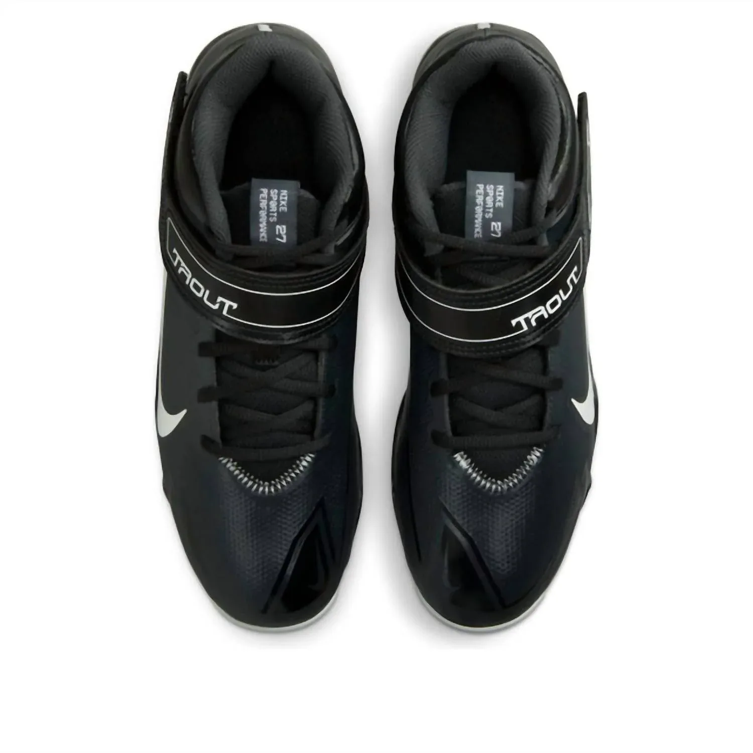 Мужские кроссовки Force Trout 8 Keystone в черно-бело-темно-сером цвете Nike — фото 3