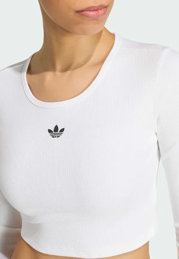 Футболка с длинным рукавом Adidas Originals, белый — фото 3