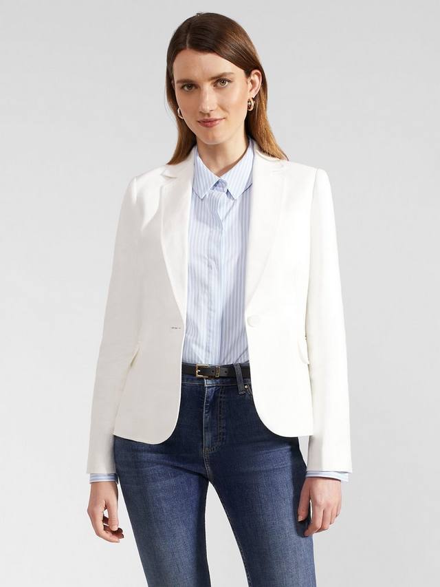 

Льняной пиджак Blake Hobbs, Ivory