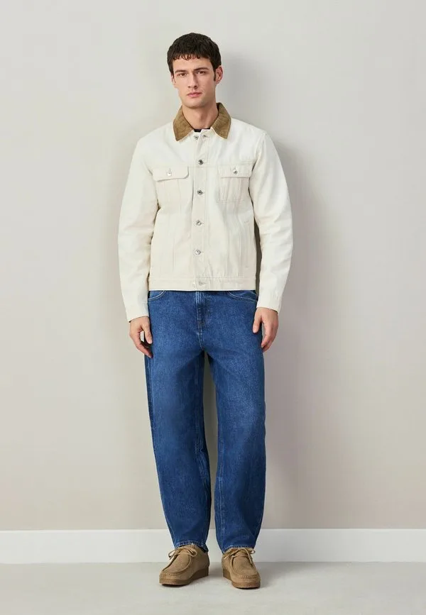 Джинсы прямого кроя. джинсы свободного кроя Next, Mid Blue Denim — фото 4