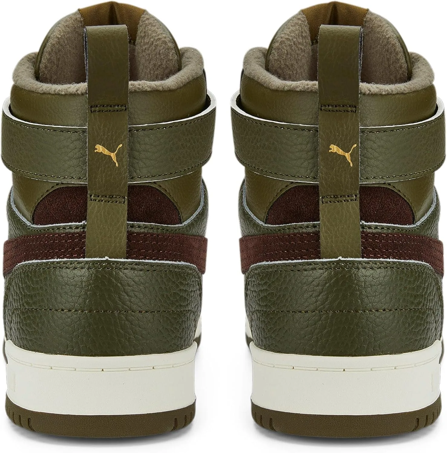 Кроссовки Puma Unisex Rbd Game WtrSneaker, оливковый/шоколадный/золотой — фото 4