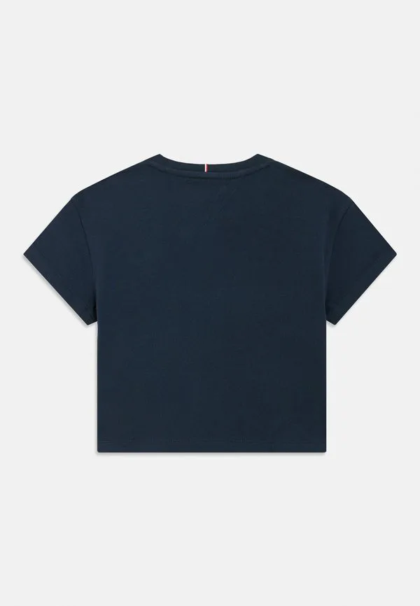 Футболка с принтом флага наследия в свободном стиле Tommy Hilfiger, Dark Night Navy — фото 2
