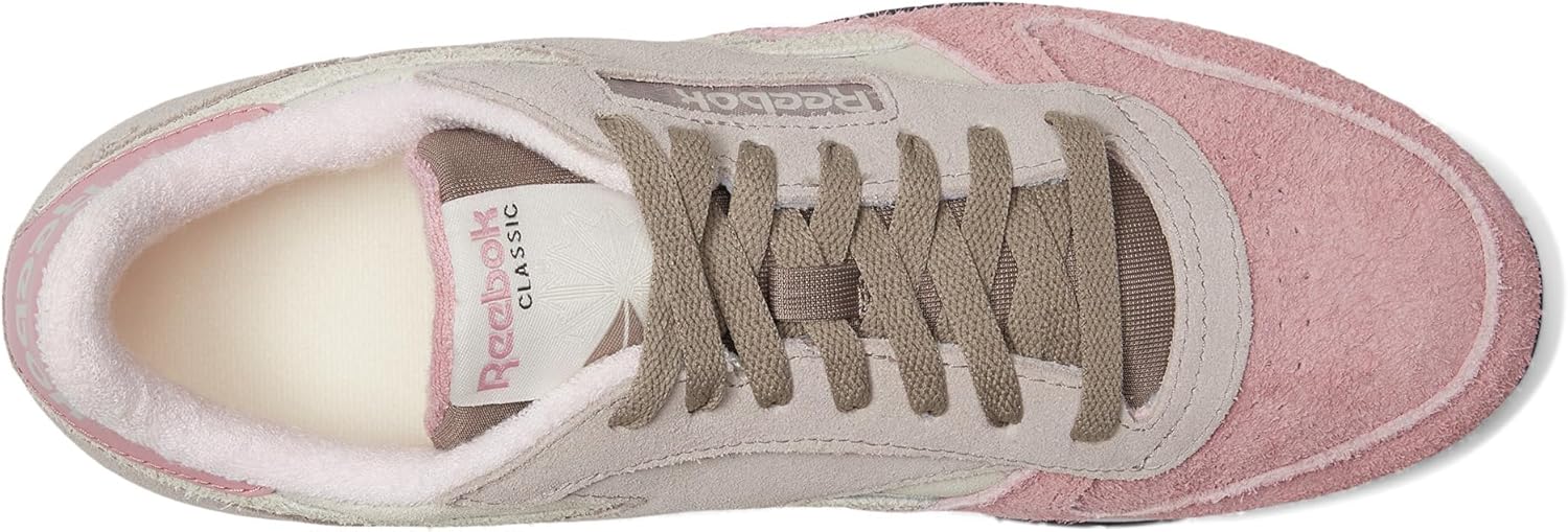 Классические кожаные кроссовки для взрослых, унисекс V1 Reebok, серый/песочный — фото 2