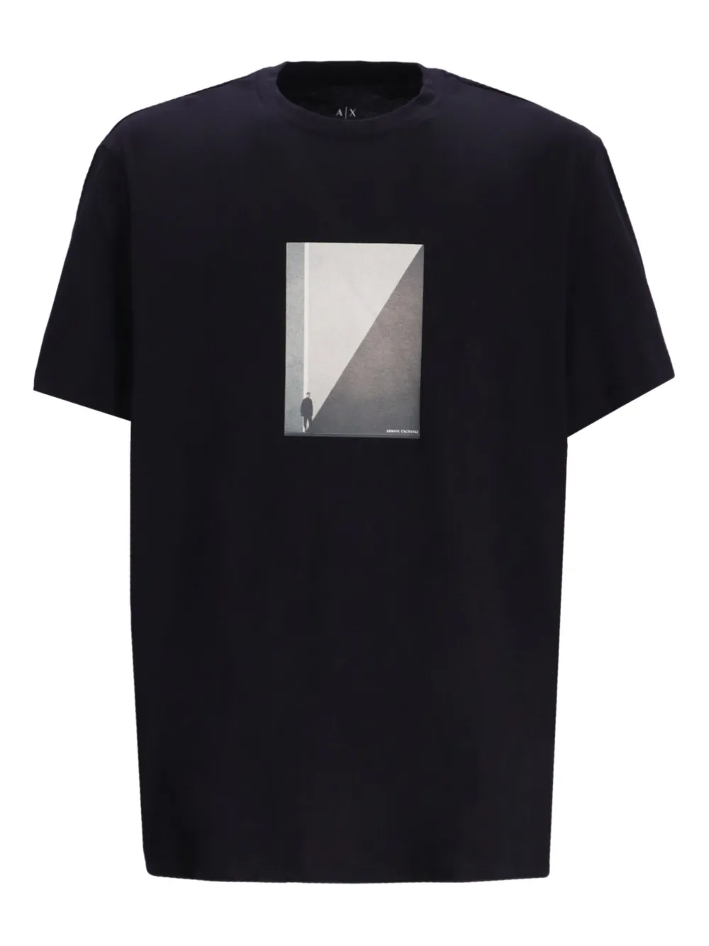 

Футболка с круглым вырезом Armani Exchange, синий