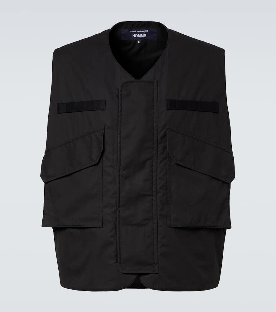 

Хлопковый жилет Comme des Garçons Homme, Black