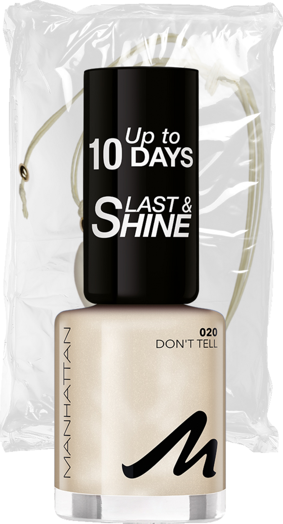 

Лак для ногтей Manhattan Last & Shine Nail Polish 020 Don't Tell + Fußkette