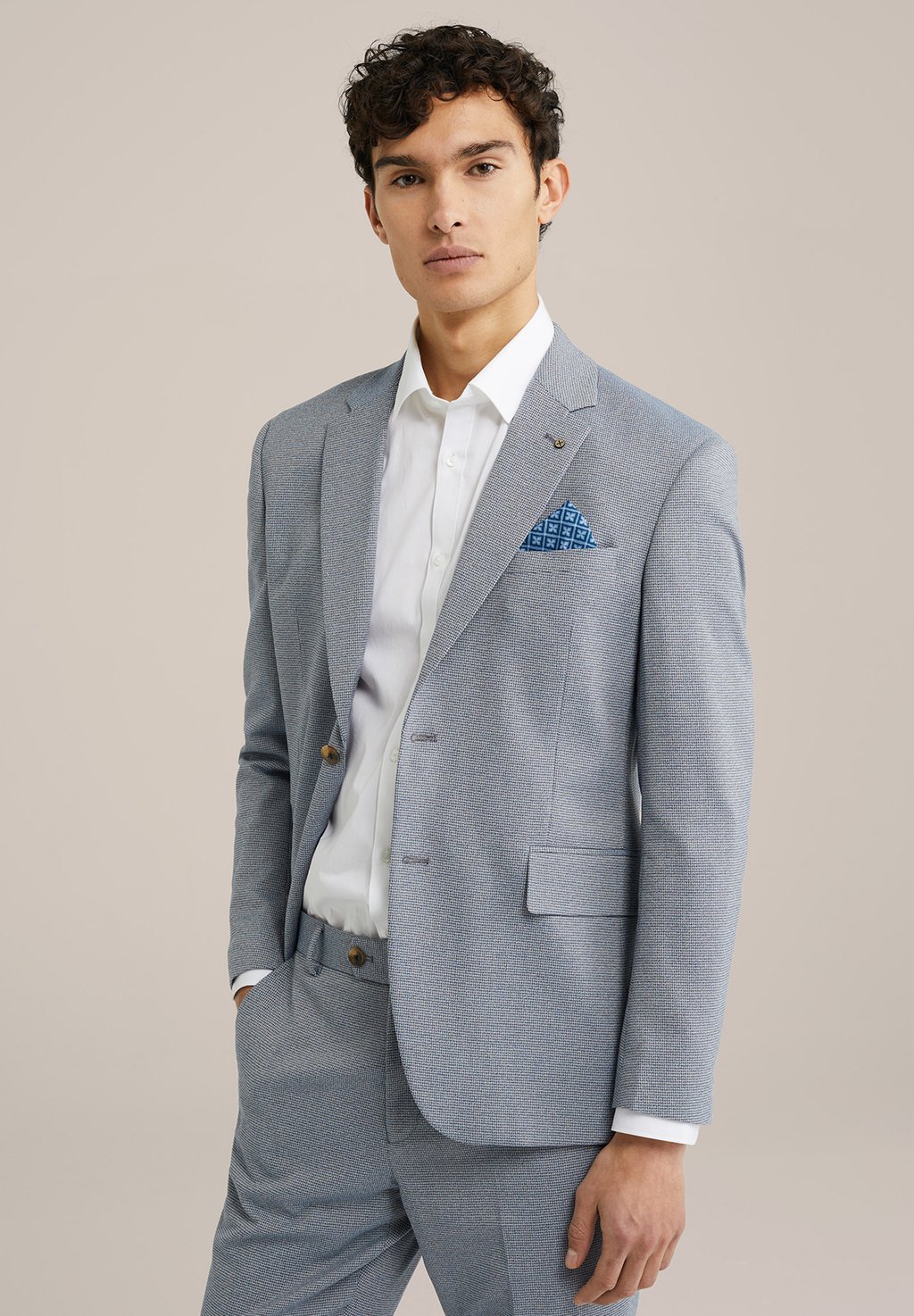 

Пиджак-блейзер Suit jacket WE Fashion, сине-серый