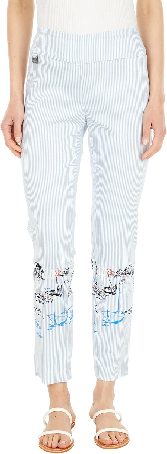 

Брюки Lisette L Montreal Las Palmas Print 28'' Ankle Pants, цвет Powder Blue