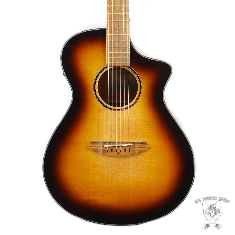 

Акустическая гитара Breedlove Discovery S Concert Edgeburst CE Sitka-African Mahogany