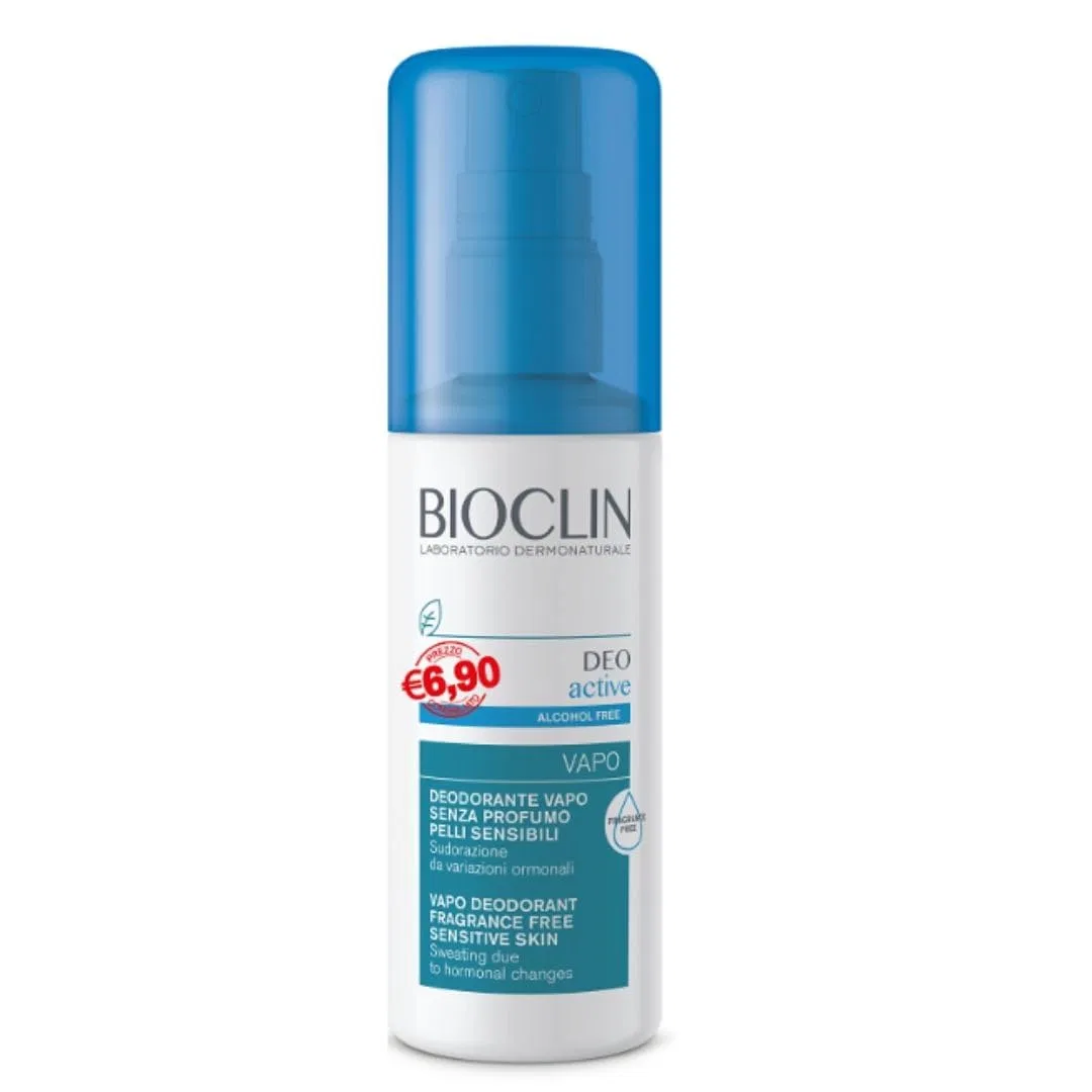Дезодорант BIOCLIN Active Vapo без отдушек для чувствительной кожи, 100 мл Bioclin
