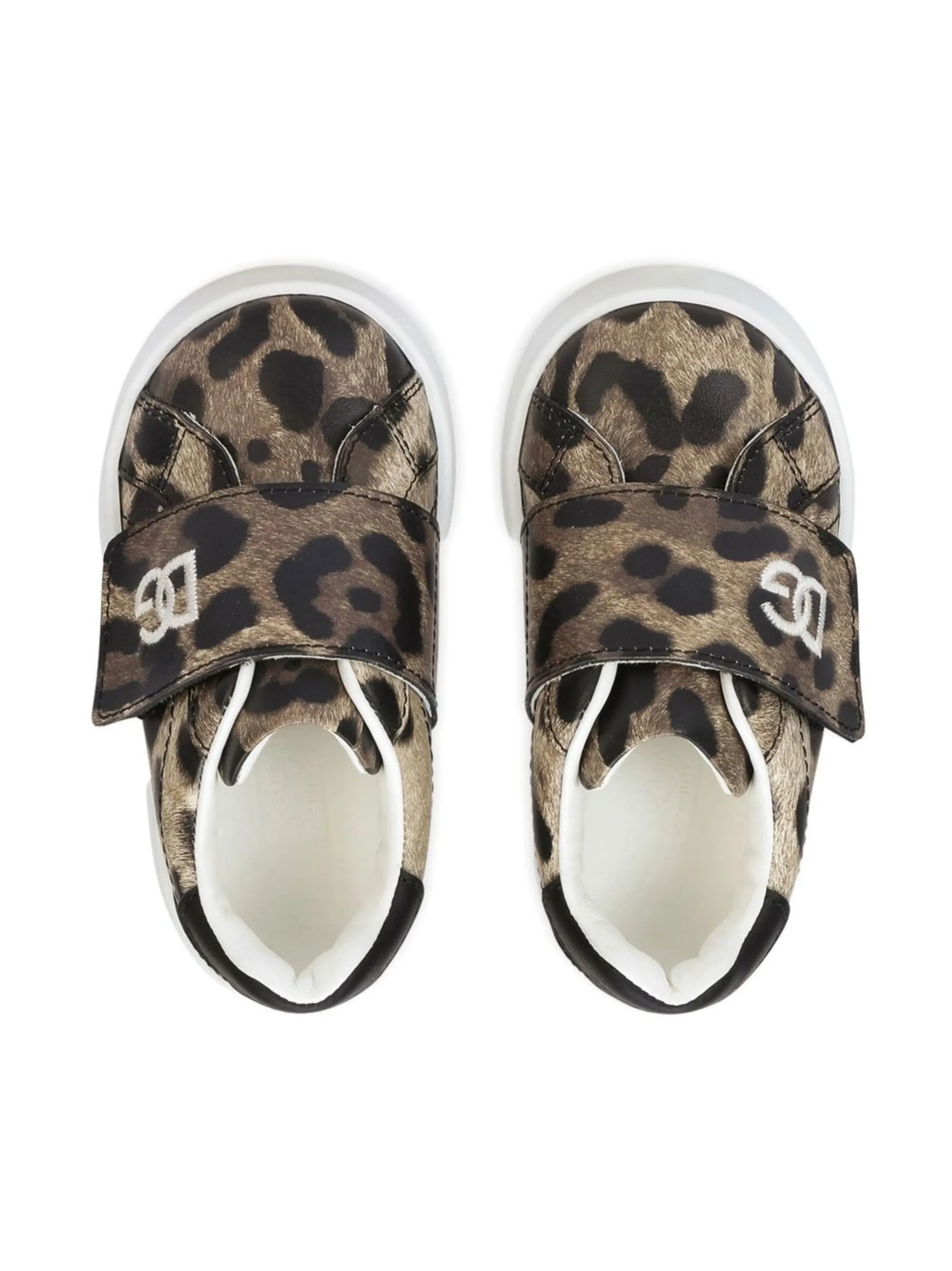 

Кроссовки с нашивкой-логотипом Dolce & Gabbana Kids, коричневый