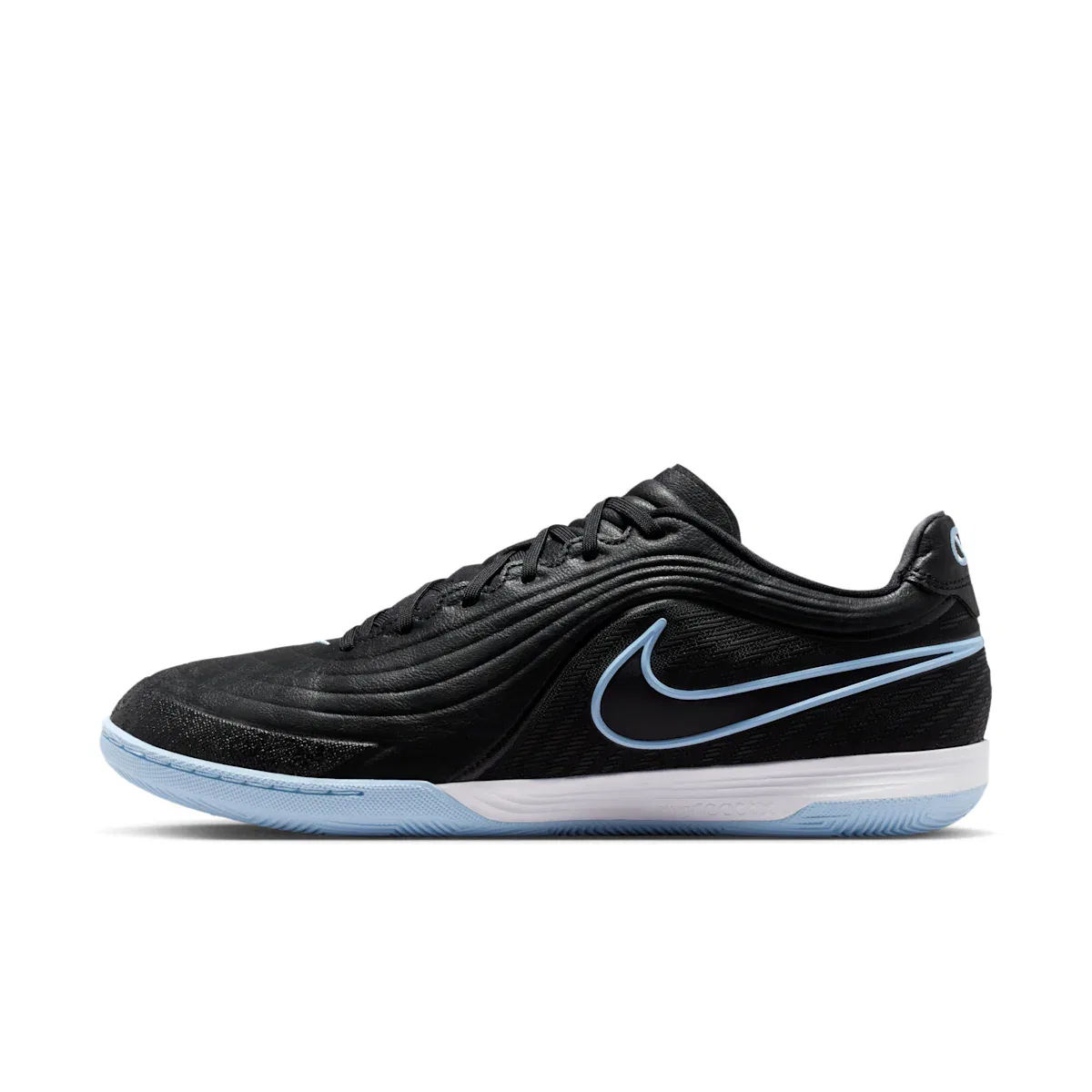 Мужские низкие футбольные бутсы Tiempo Reactgato для игры в помещении/на корте Nike, черный