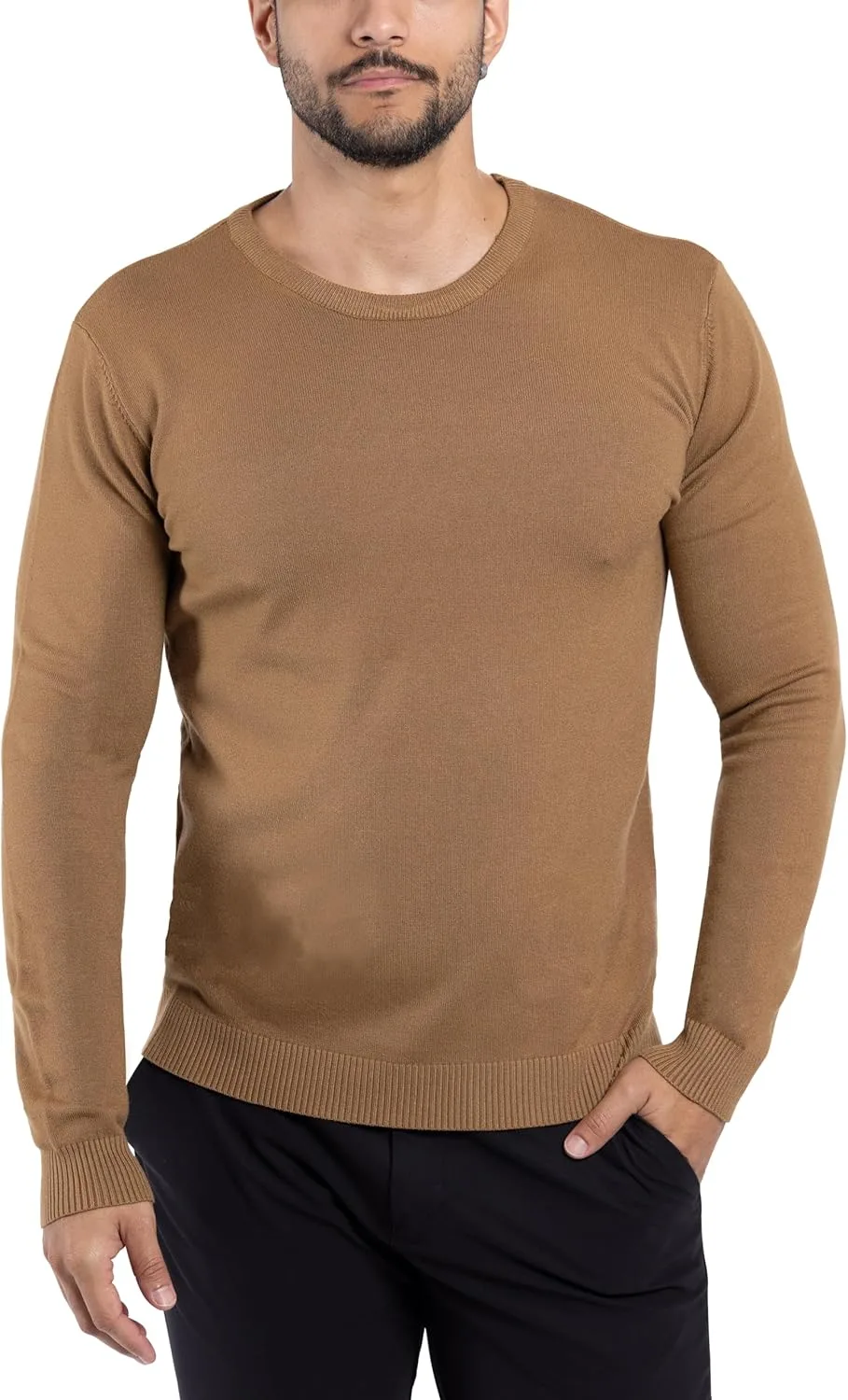 

Мужской свитер X RAY с круглым вырезом, Slim Fit, Midweight