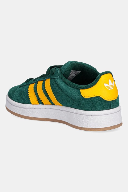 Детские замшевые кроссовки Campus 00s Adidas Originals, зеленый — фото 3