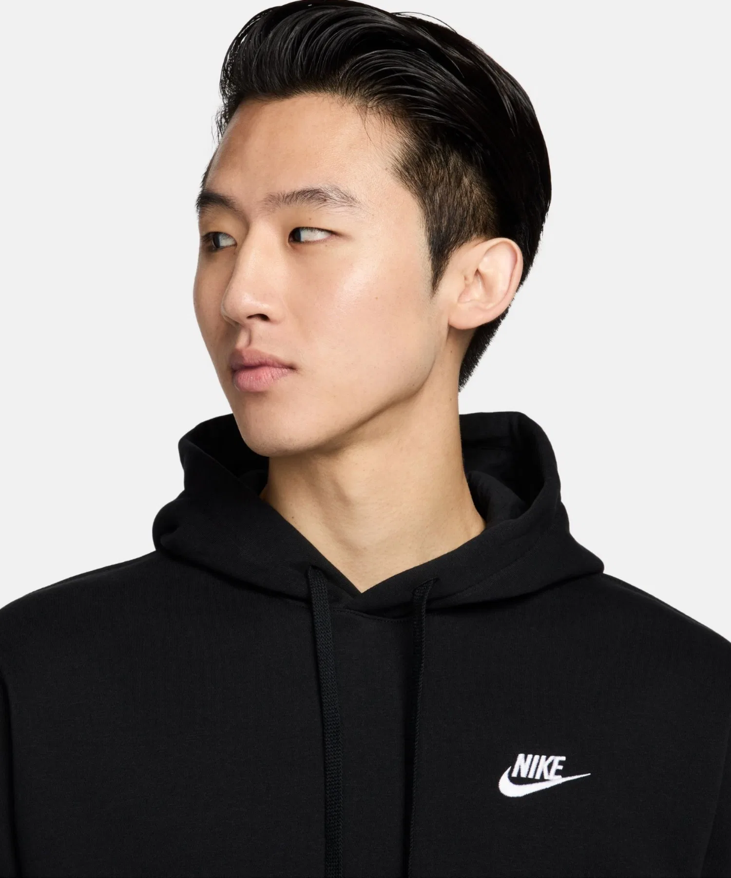 《В наличии комплект》 Толстовка Nike Sportswear Club Fleece Pullover Hoodie BV2655-010 черная — фото 4