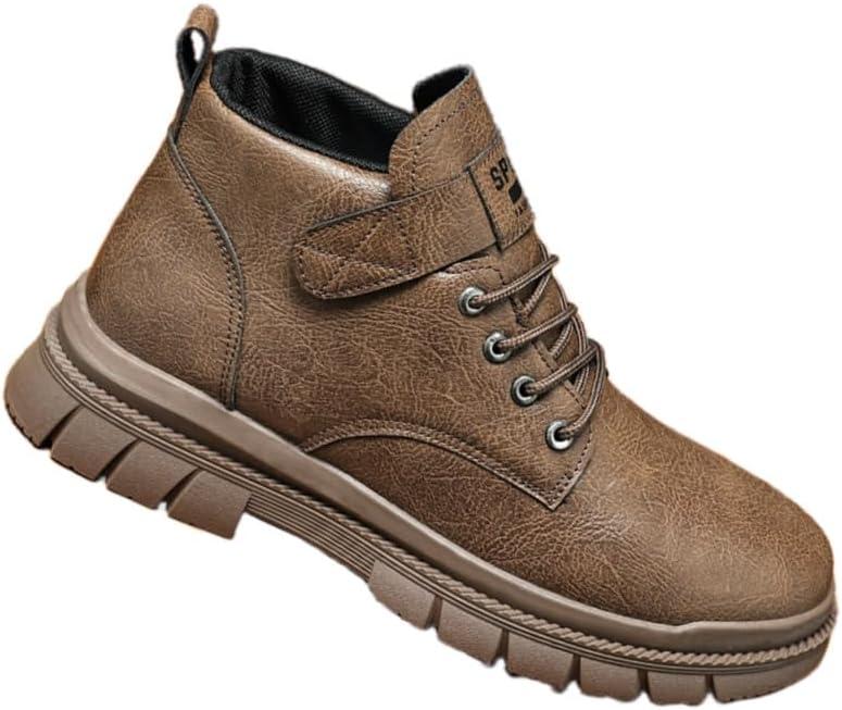 

Всесезонный стиль - Мужские высокие короткие ботинки с толстой подошвой. Легкие и удобные. Подходят для альпинизма, активного отдыха и повседневного ношения Clolinde, коричневый