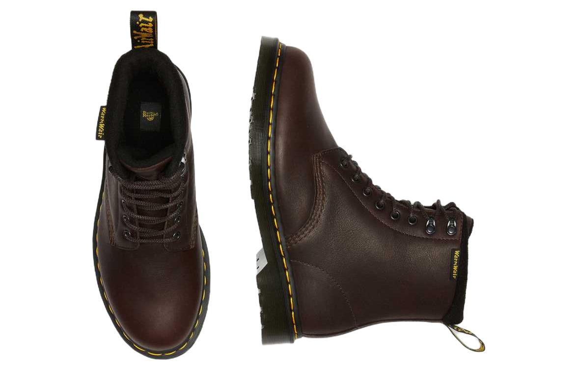 Мужские ботинки Dr. Martens 1460 Pascal Warmwair кожаные, коричневый — фото 4